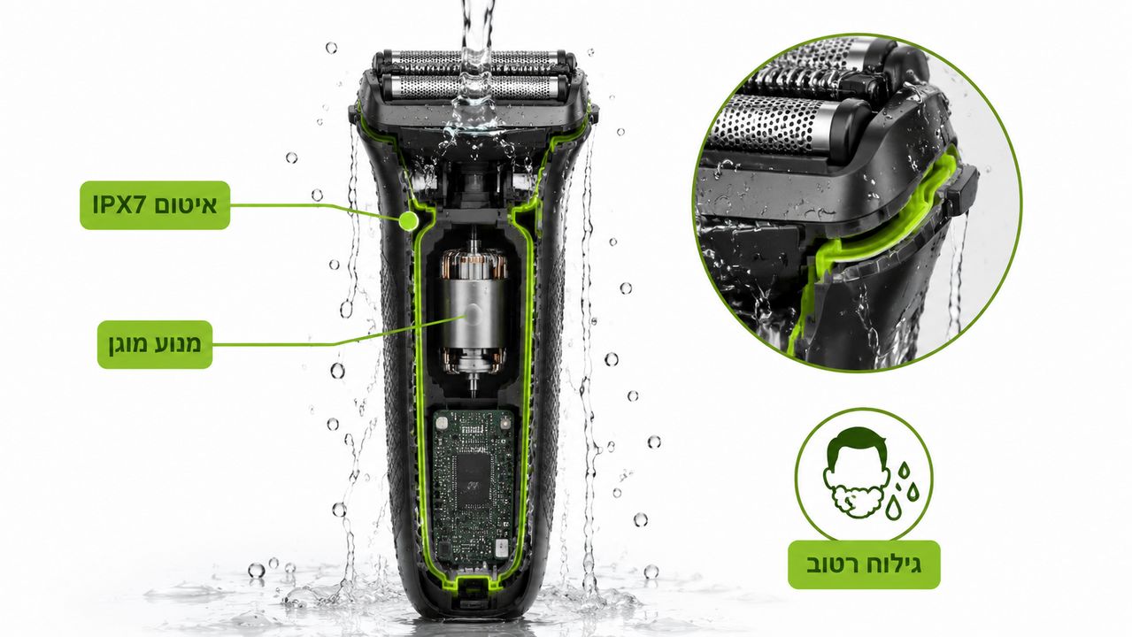 גילוח יבש מול גילוח רטוב - ההבדל המעשי
