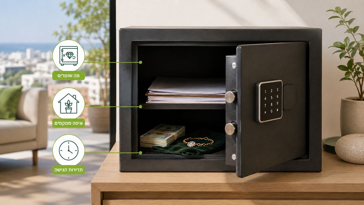 כיצד לבחור כספת לבית: מדריך קנייה והשוואת מחירים