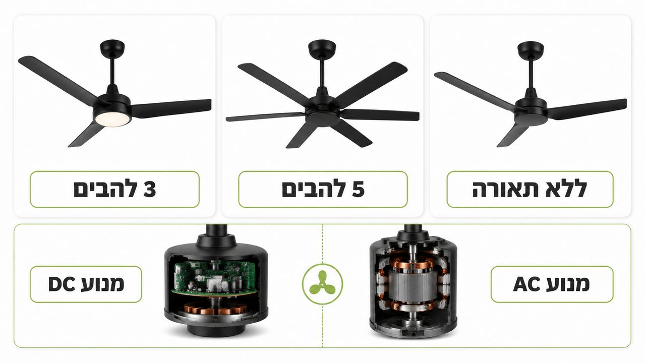 דגמים נפוצים בסדרת מאווררי תקרה SAGE