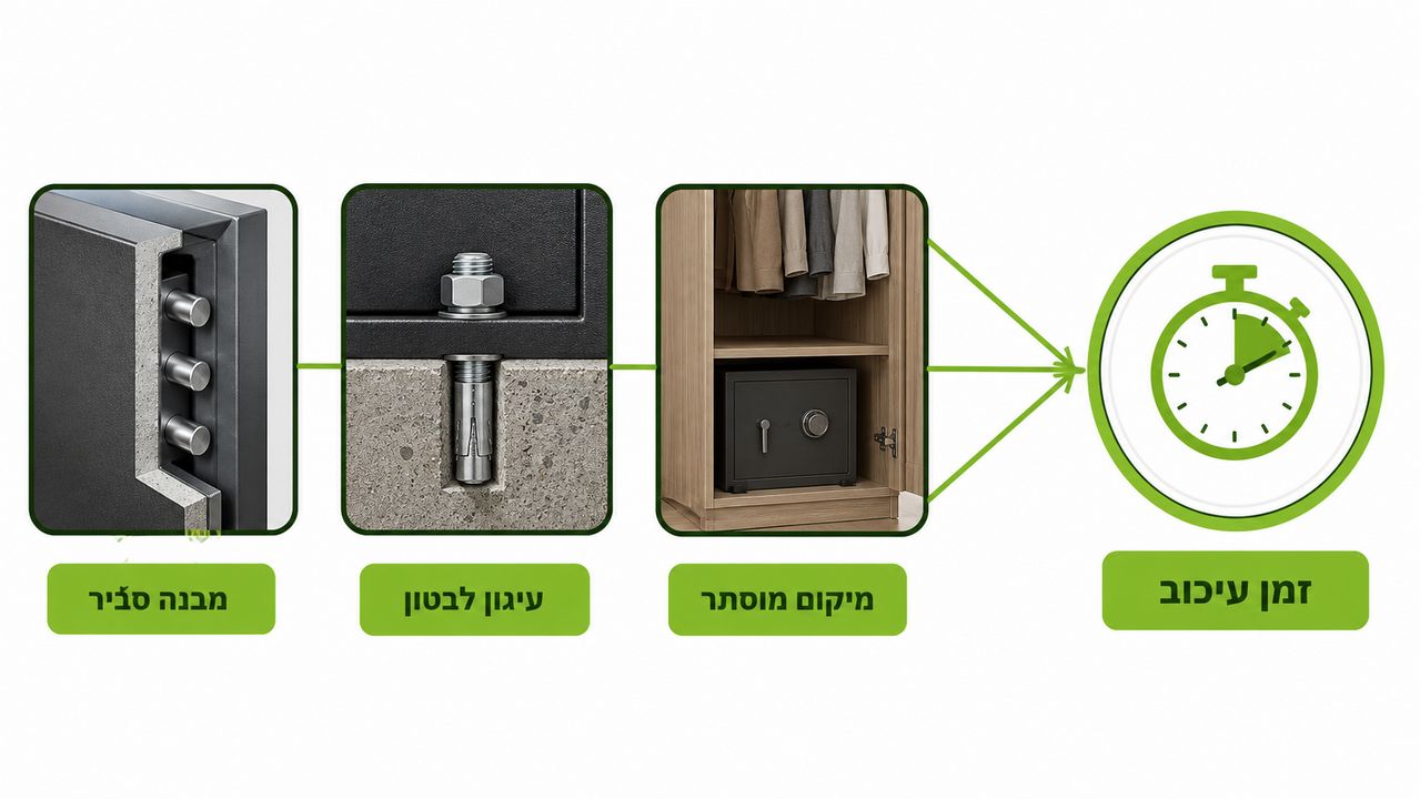 האם כספת ביתית באמת מונעת פריצה לבית