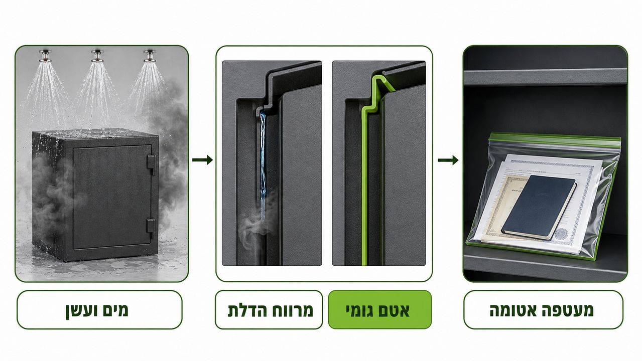 איך לבחור כספת חסינת אש מומלצת לבית