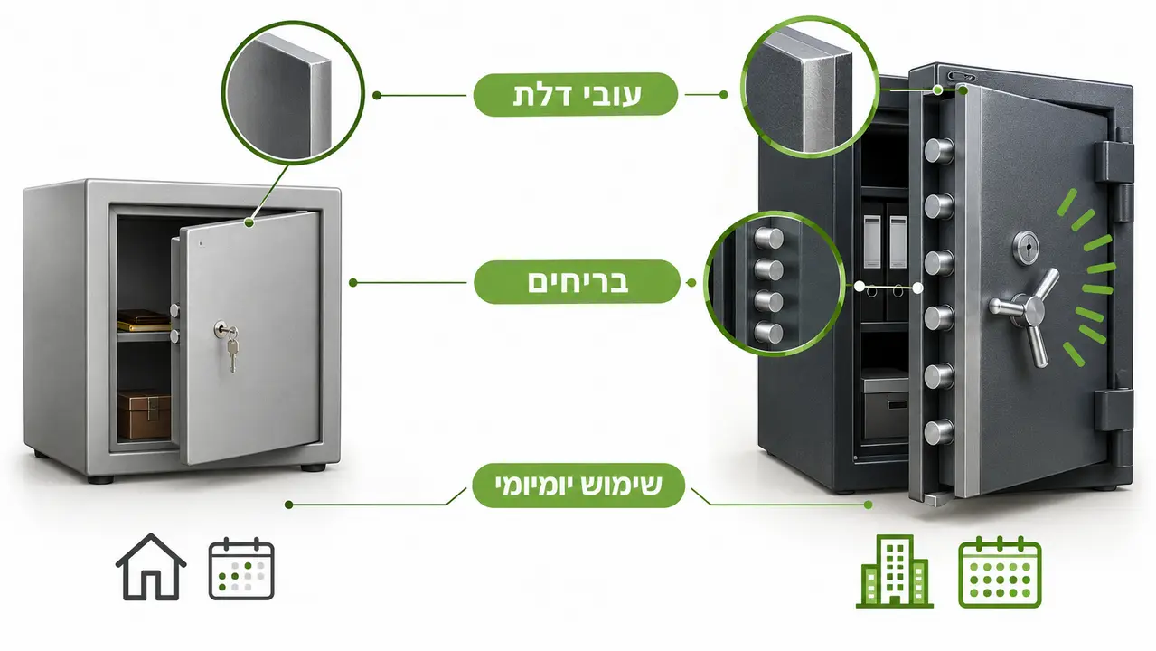 איך לבחור כספת למשרד: מדריך לרכישה נכונה