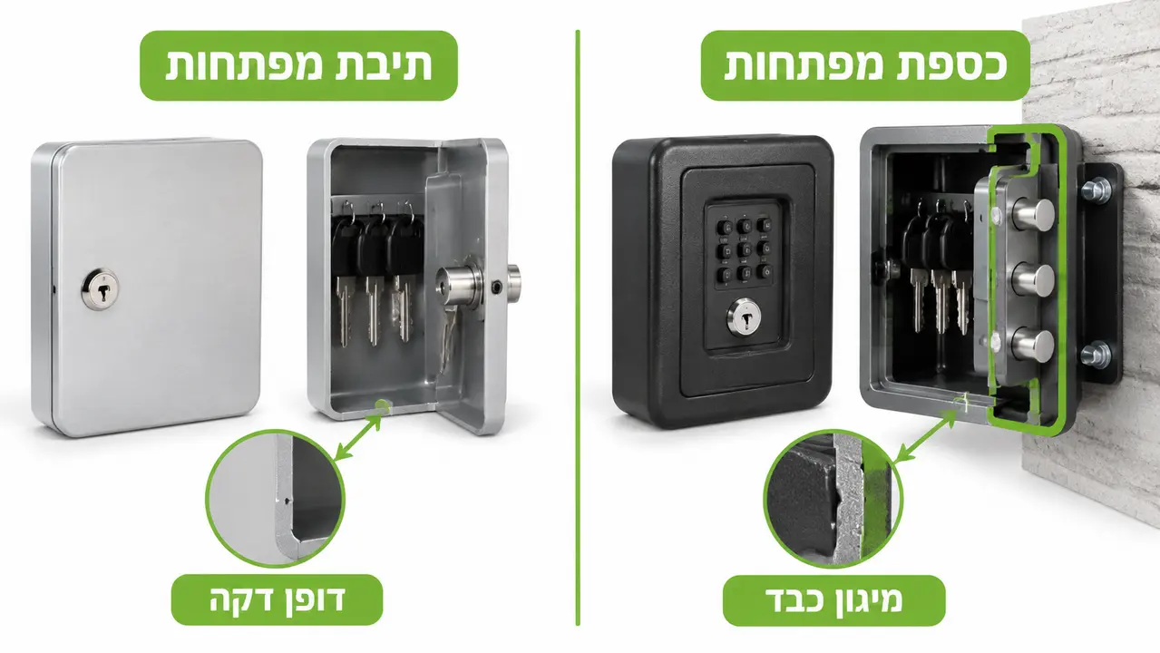 כספת למפתחות: המדריך המלא לבחירת הדגם המתאים