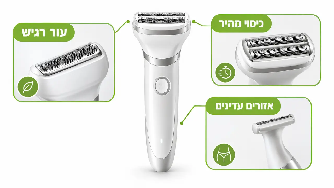 מדריך לבחירת מכונת גילוח לנשים